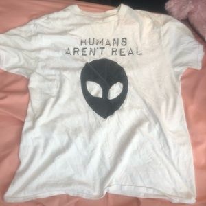 Humans Aren’t Real Alien Shirt